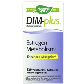 Thực phẩm chức năng Nature's Way DIM-plus Estrogen Metabolism 120 Vegetarian Capsules 033674148501