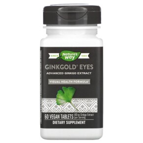 Thực phẩm chức năng Nature's Way Ginkgold Eyes 60 Vegan Tablets 033674152522