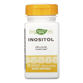 Thực phẩm chức năng Nature's Way Inositol 500 mg 100 Capsules 033674404614