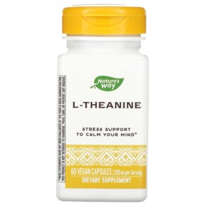 Thực phẩm chức năng Nature's Way L-Theanine 100 mg 60 Veg Capsules 763948095568