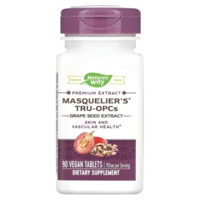 Thực phẩm chức năng Nature's Way Masquelier's Tru-OPCs 75 mg 90 Vegan Tablets 033674491317