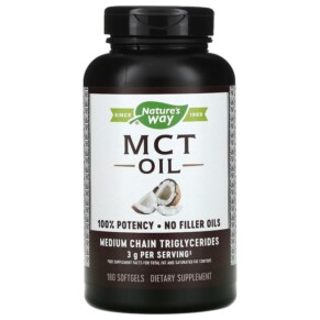 Thực phẩm chức năng Nature's Way MCT Oil 180 Softgels 033674121146
