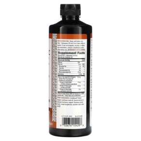 Thành phần vi chất của Nature's Way Organic Flax Oil Super Lignan 24 fl oz (720 ml) 033674154298