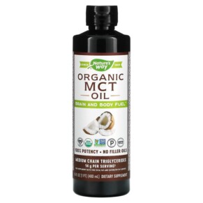 Thực phẩm chức năng Nature's Way Organic MCT Oil 16 fl oz (480 ml) 033674108956