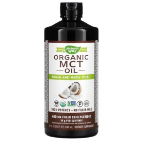 Thực phẩm chức năng Nature's Way Organic MCT Oil 30 fl oz (887 ml) 033674117729