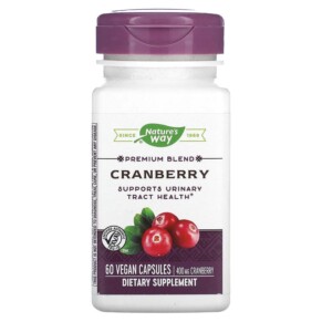 Thực phẩm chức năng Nature's Way Premium Blend Cranberry 400 mg 60 Vegan Capsules 033674151341