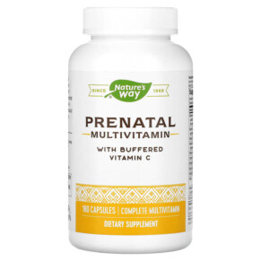 Thực phẩm chức năng Nature's Way Prenatal Multivitamin with Buffered Vitamin C 180 Capsules 033674451304
