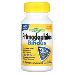 Thực phẩm chức năng Nature's Way Primadophilus Bifidus For Adults 5 Billion CFU 90 Vegetable Capsules 033674068601