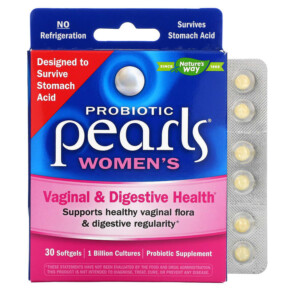 Thực phẩm chức năng Nature's Way Probiotic Pearls Women's Vaginal & Digestive Health 30 Softgels 763948042135