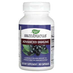 Thực phẩm chức năng Nature's Way Sambucus Advanced Immune 80 Capsules 033674140406