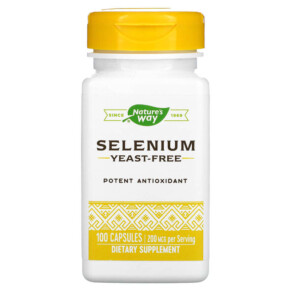 Thực phẩm chức năng Nature's Way Selenium 200 mcg 100 Capsules 033674410813