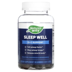 Thực phẩm chức năng Nature's Way Sleep Well Berry 90 Gummies 033674139813