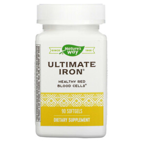 Thực phẩm chức năng Nature's Way Ultimate Iron 90 Softgels 763948052295