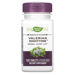 Thực phẩm chức năng Nature's Way Valerian Nighttime 100 Tablets 033674066409