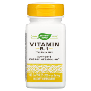 Thực phẩm chức năng Nature's Way Vitamin B-1 100 mg 100 Capsules 033674404119