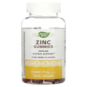 Thực phẩm chức năng Nature's Way Zinc Gummies Mixed Berry 11 mg 120 Gummies 033674137017