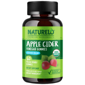 Thực phẩm chức năng NATURELO Apple Cider Vinegar Gummies 60 Vegan Friendly Gummies 628110628640