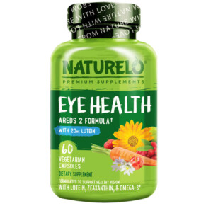Thực phẩm chức năng NATURELO Eye Health Areds 2 Formula 60 Vegetarian Capsules 628110628404