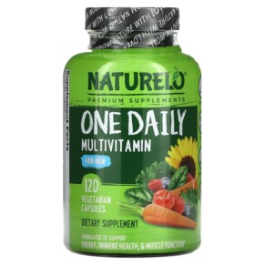 Thực phẩm chức năng NATURELO One Daily Multivitamin for Men 120 Vegetarian Capsules 628110628015