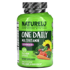 Thực phẩm chức năng NATURELO One Daily Multivitamin For Women 50+ 120 Vegetarian Capsules 628110628947
