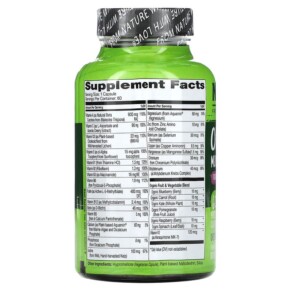 Thành phần vi chất của NATURELO One Daily Multivitamin for Women 50+ 60 Vegetarian Capsules 628110628053