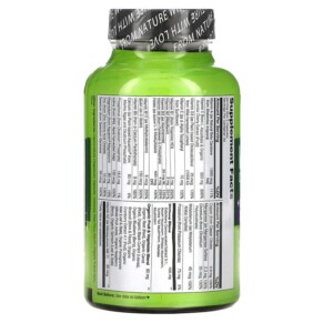 Thành phần vi chất của NATURELO Whole Food Complete Multivitamin + Immune Blend 60 Vegetarian Capsules 628110628695