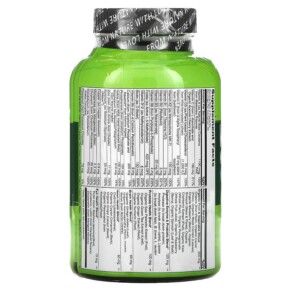 Thành phần vi chất của NATURELO Whole Food Multivitamin for Men 50+ 120 Vegetarian Capsules 628110628428