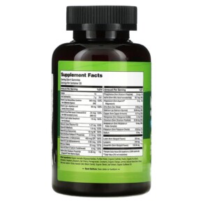 Thành phần vi chất của NATURELO Whole Food Multivitamin Gummies For Adults Berry 120 Gummies 628110628275