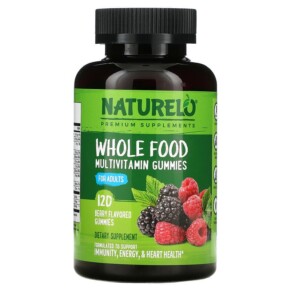 Thực phẩm chức năng NATURELO Whole Food Multivitamin Gummies For Adults Berry 120 Gummies 628110628275