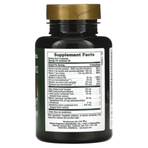 Thành phần vi chất của NaturesPlus Advanced Therapeutics Lutein RX-Eye 60 Capsules 097467050037