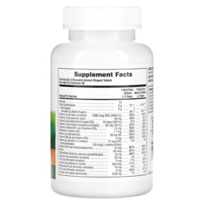 Thành phần vi chất của NaturesPlus Animal Parade Children's Chewable Multivitamin Supplement Cherry Grape & Orange 180 Animal-Shaped Tablets 097467299825