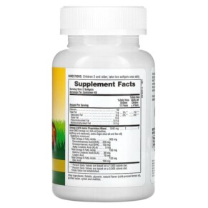 Thành phần vi chất của NaturesPlus Animal Parade Omega 3/6/9 Junior Lemon 90 Chewable Softgels 097467299948