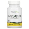 Thực phẩm chức năng NaturesPlus B-Complex with Rice Bran 90 Tablets 097467014800