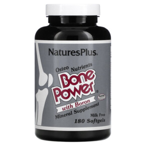 Thực phẩm chức năng NaturesPlus Bone Power with Boron 180 Softgels 097467334106