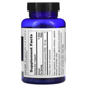 Thành phần vi chất của NaturesPlus BrainCeutix PQQ 60 Capsules 097467810082