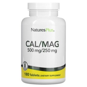 Thực phẩm chức năng NaturesPlus Cal/Mag 500 mg/250 mg 180 Tablets 097467033641