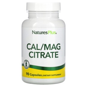 Thực phẩm chức năng NaturesPlus Cal/Mag Citrate 90 Capsules 097467033696