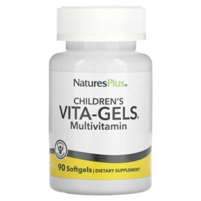 Thực phẩm chức năng NaturesPlus Children's Vita-Gels Multivitamin Natural Orange 90 Softgels 097467029989