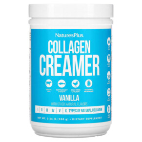 Thực phẩm chức năng NaturesPlus Collagen Creamer Vanilla 0.66 lb (300 g) 097467459687