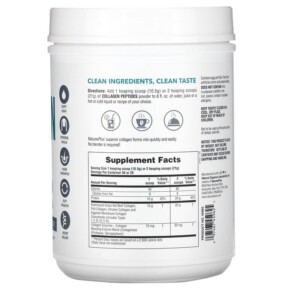 Thành phần vi chất của NaturesPlus Collagen Peptides 1.30 lbs (588 g) 097467459625