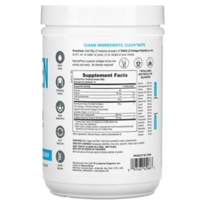 Thành phần vi chất của NaturesPlus Collagen Peptides Vanilla 0.8 lb (364 g) 097467459663