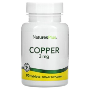 Thực phẩm chức năng NaturesPlus Copper 3 mg 90 Tablets 097467034303