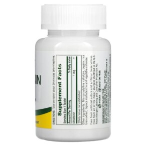 Thành phần vi chất của NaturesPlus Fast Acting Melatonin 1 mg 90 Tablets 097467476240