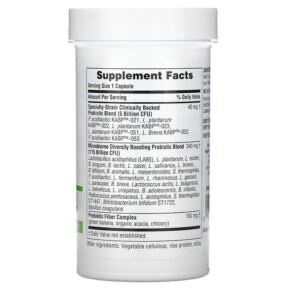 Thành phần vi chất của NaturesPlus GI Natural Probiotic Mega 120 Billion CFU 30 Capsules 097467439023