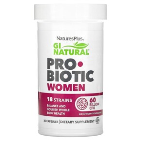 Thực phẩm chức năng NaturesPlus GI Natural Probiotic Women 60 Billion CFU 30 Capsules 097467439061
