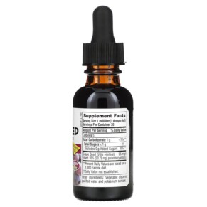 Thành phần vi chất của NaturesPlus Herbal Actives Grape Seed Alcohol Free 25 mg 1 fl oz (30 ml) 097467078321