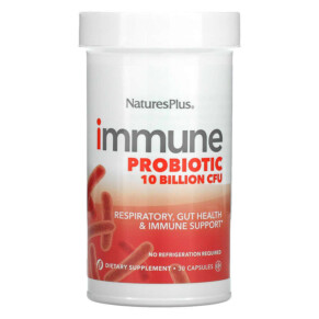Thực phẩm chức năng NaturesPlus Immune Probiotic 10 Billion CFU 30 Capsules 097467410077