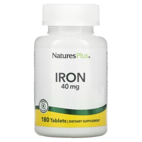 Thực phẩm chức năng NaturesPlus Iron 20 mg 180 Tablets 097467034204