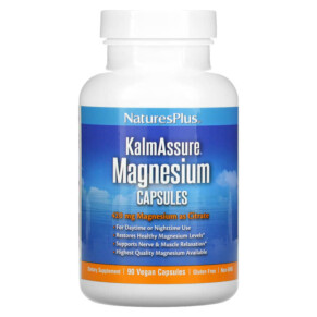 Thực phẩm chức năng NaturesPlus KalmAssure Magnesium 140 mg 90 Vegan Capsules 097467336025