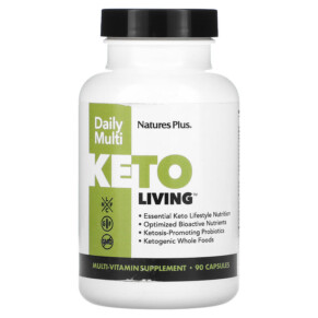 Thực phẩm chức năng NaturesPlus Keto Living Daily Multi 90 Capsules 097467820029